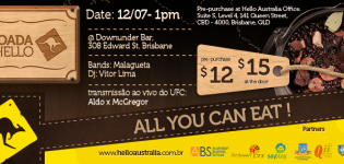 Feijoada da Hello Australia + UFC